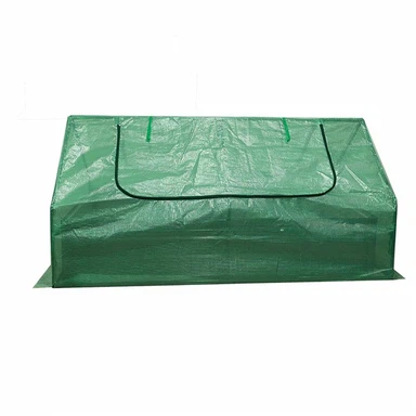 Podniesione łóżko ogrodowe z mini szklarni